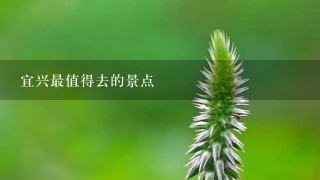 宜兴最值得去的景点