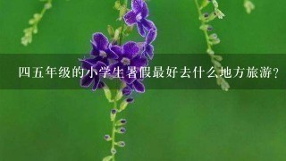 45年级的小学生暑假最好去什么地方旅游？