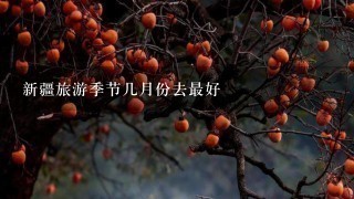 新疆旅游季节几月份去最好