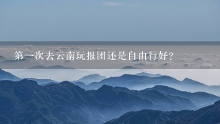 第1次去云南玩报团还是自由行好？