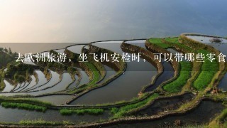 去欧洲旅游，坐飞机安检时，可以带哪些0食吃？