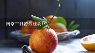 南京3日游最佳攻略