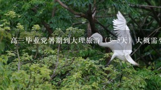 高3毕业党暑期到大理旅游（3-5天）大概需要多少钱