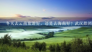 冬天去云南旅游好，还是去海南好？武汉跟团游要注意什么吗