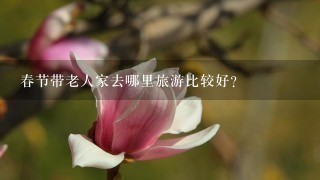 春节带老人家去哪里旅游比较好？