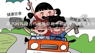 北京到韩国5日游纯游玩不购物不自费应多少费用