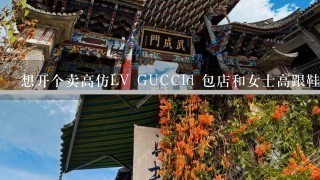 想开个卖高仿LV GUCCId 包店和女士高跟鞋子的店，请问哪里进货。质量好些1比1的，价钱便宜些。