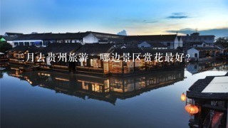 3月去贵州旅游，哪边景区赏花最好?