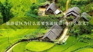 旅游景区为什么需要客流统计?有什么意义?