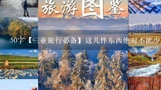 50字【3亚旅行必备】这几件东西绝对不能少！60字;小小细节影响着旅途的美好，带上这些必备物品让你的3亚之旅更完美。