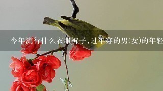 今年流行什么衣服裤子,过年穿的男(女)的年轻人