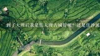 到了大理后我是住大理古城好呢？还是住沙溪古镇好？对大理的路线有点乱 谁能帮我策划1下？想去大理古城，沙溪古镇，喜洲古镇，洱海，双廊。谁能帮我安排下路线？跪求答案 小女子感激不尽