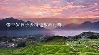 带3岁孩子去海边旅游行吗