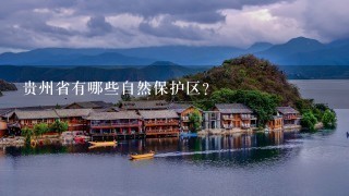 贵州省有哪些自然保护区?