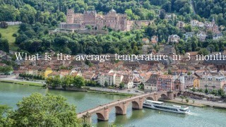 What is the average temperature in 3 months?